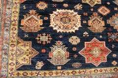 Handmade Kazak Design 11.8x15.9