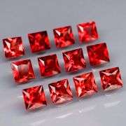 Unforgettable 4.89ct 12pc. Mozambique Garnet set