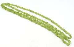 Group lot of 4 Peridot chip beads necklaces