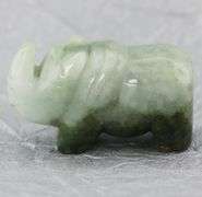 Outstanding 330.33ct Jade rhino carving