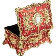 Red Trinket Jewelry Box