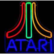 Atari LED Neon Light Sign Arcade Room Decor