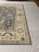 Handmade Oushak Design 9.1x12.3