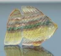 Glowing! 29.48ct multi-hue Fluorite carving