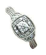 14K White Gold Diamond Ring