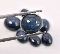 Gorgeous 30.00CTW Oval Shaped Cabochon-Cut Star Blue Sapphire Parcel