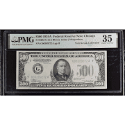 $500 1934-A FRN Fr. 2202-G FIVE HUNDRED Chicago GREAT VALUE PMG Ch Very Fine 35
