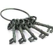 Set of Large Cast Iron Antique Skeleton Keys