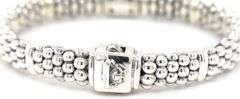 Lagos Muse sterling silver bracelet with Pink sapphire