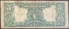 $5 1899 Series Indian Chief Silver Certificate