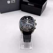 SEIKO ASTRON GPS SOLAR 5X53-0AJ0 42mm Watch Black Leather Strap