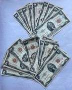 20 $2 Red Seal US Notes