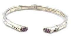 John Hardy Bamboo Lava kick cuff bangle