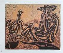 Pablo Picasso: Linolschnitte Plate 34