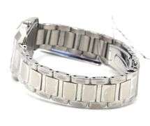 Seiko Solar MOP diamond dial trank watch