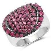 Genuine Ruby .925 Sterling Silver Ring