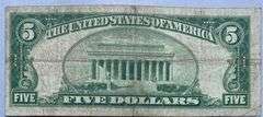 $5 Wheeling West Va 1929 Series National Note