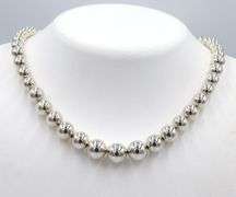 Tiffany & Co graduated bead necklace