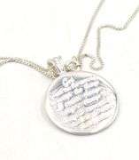 925 Sterling silver pendant on Italian box chain necklace