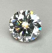 Huge 10.05 Ct Sparkling VVs1 I-J Simulated Diamond Solitaire