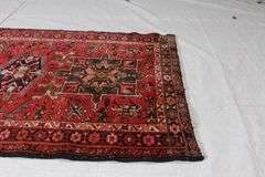 Handmade Persian Heriz Runner 3.9x12.3