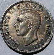 Key 1938 Canada Silver Dollar