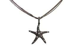 Black Gold 18K Pendant with 14K Chain - 0.65 Ct Natural Black Diamond, 5.3 Grams