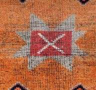 Handmade Farahan Design Runner 3.1x10.6