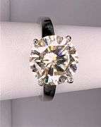 Dazzling 3.5 Ct VVs1 White E-F Lab Simulated Diamond Ring