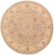 Handmade Round Zieglar Design 5.0x 5.0