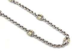 Scott Kay silver and gold link necklace