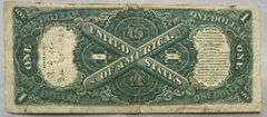 $1 Series of 1917 Landing of Columbus US Note