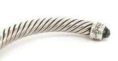 David Yurman Prasolite diamond classic cable bangle