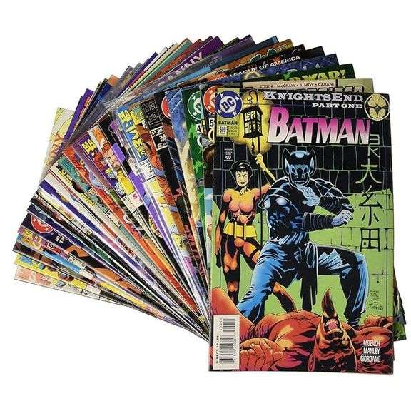A Collection of 50 Near Mint Comic Books Marvel, DC, Etc.