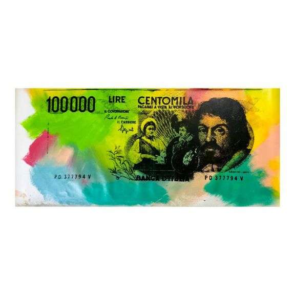 100000 Lire Centomila by Steve Kaufman