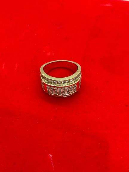 MEN'S CERTIFIED BRAND NEW 14K GOLD LAB DIAMOND BAND. 2.00 CARATS