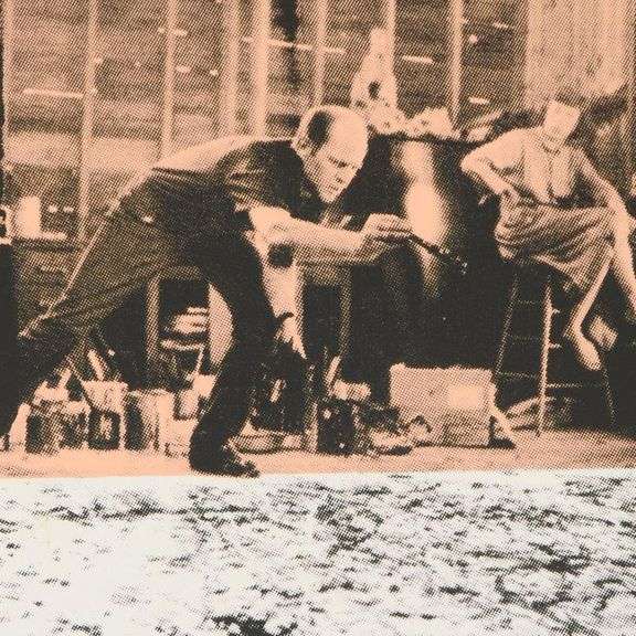 Jackson Pollock at Work by Ringo Daniel Funes
