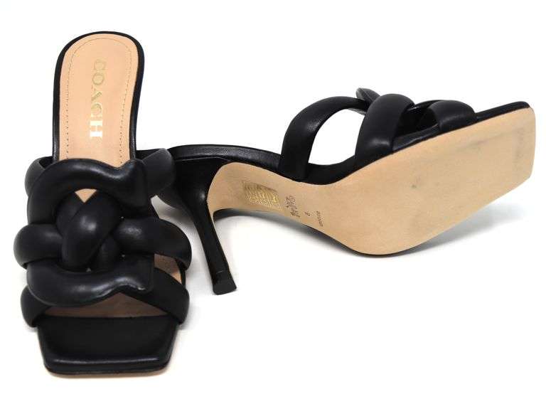 Coach Kellie leather sandal