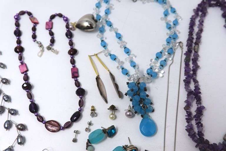 Group Lot of Gemstone Jewelry