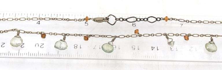 Vintage 925 sterling silver group lot of 9 necklaces