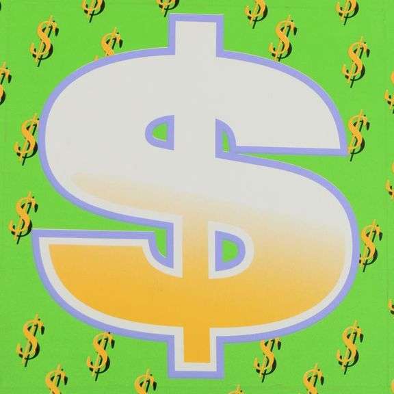 Dollar Sign by Steve Kaufman