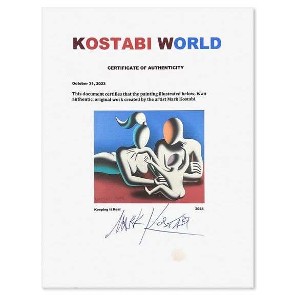 Keeping It Real by Mark Kostabi