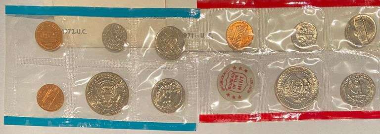 8 US Mint Sets 1971-1993