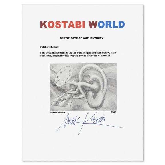 Audio Visionary by Mark Kostabi