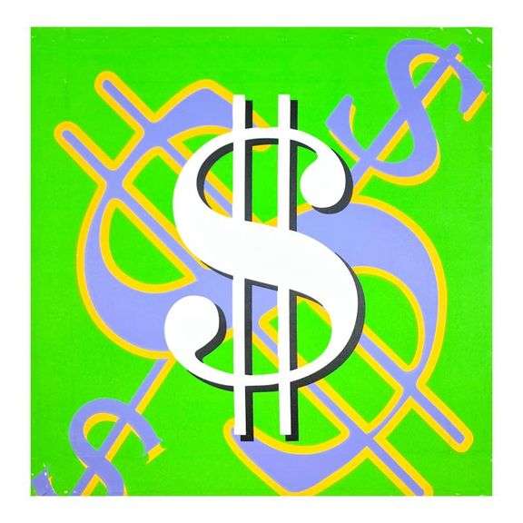 Dollar Sign by Steve Kaufman