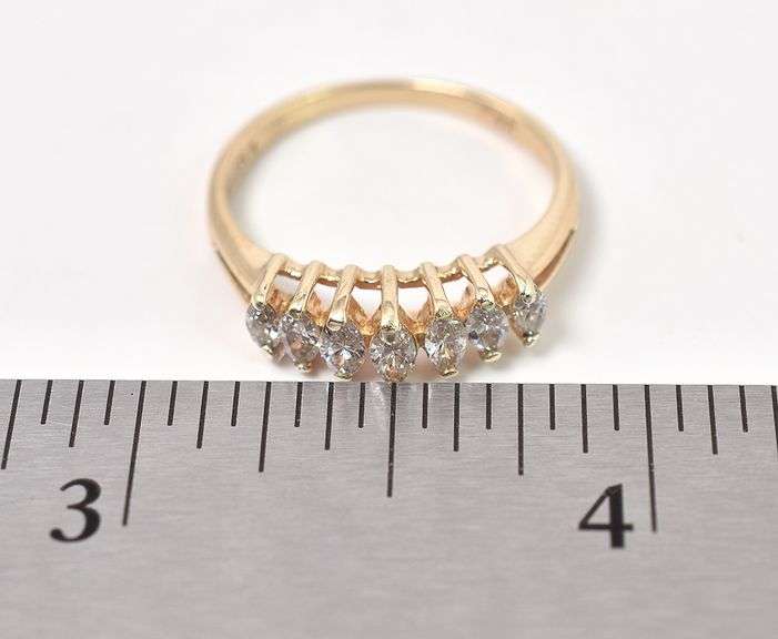 Amazing 14K Yellow Gold Diamond Ring