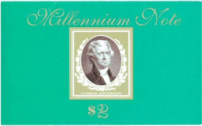$2 Millenium Star Note in Original Packaging