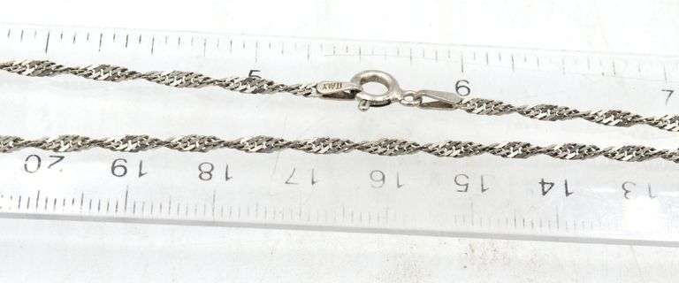 Vintage 925 sterling silver group lot of 7 necklaces