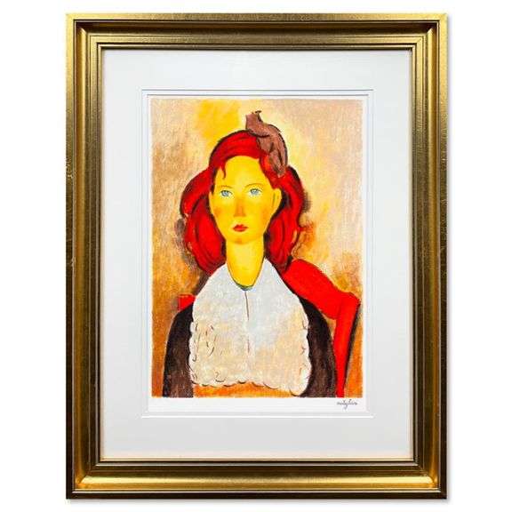 Busto Di Regazza Seduta by Amedeo Modigliani