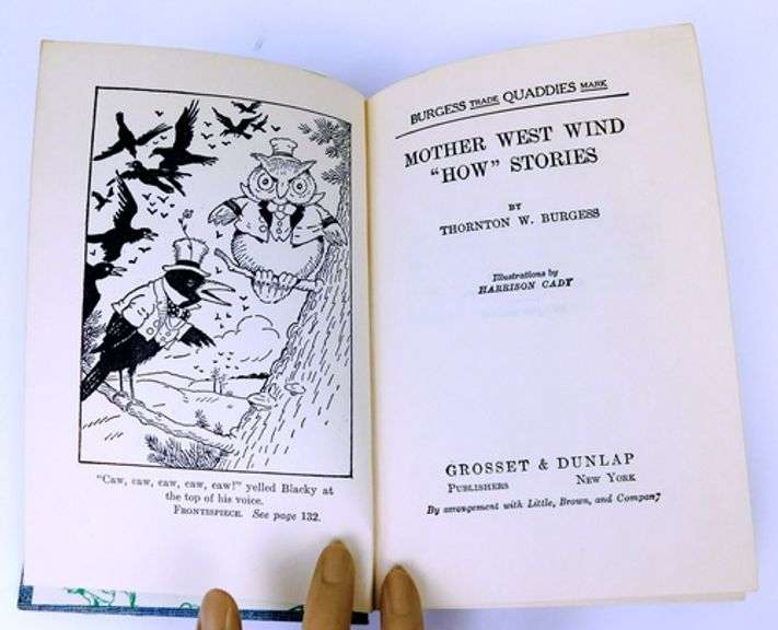 1916 Mother West Wind "How" Stories, Burgess/Cady